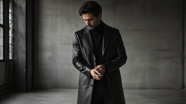 Sobretudo de Couro Masculino: Presença Forte com Estilo Atemporal