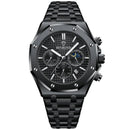 Relógio Binbond Masculino Com Pulseira de Aço Inox Premium Preto - Zellum