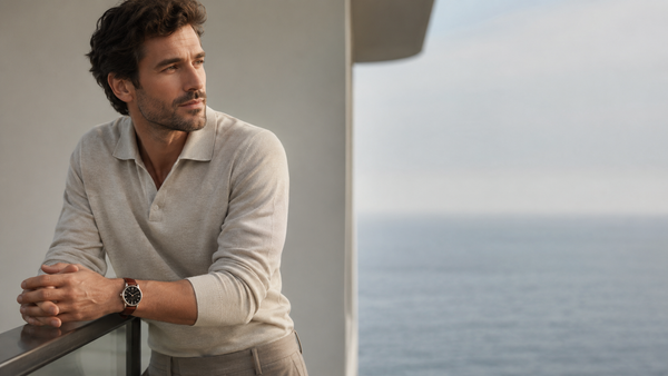 Relógio Masculino com Pulseira de Couro: Elegância Clássica