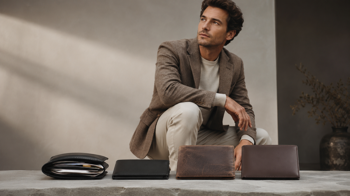 Diferentes tipos de carteira masculina e o que revelam