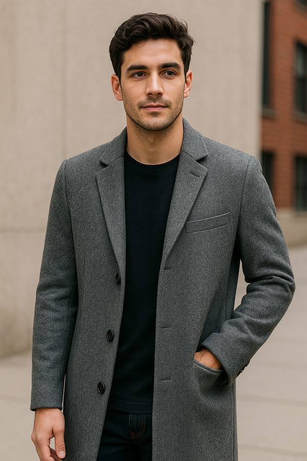 sobretudo masculino cinza: elegância para todas as ocasiões