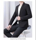Alt text: Blazer Executivo Masculino Majesko em tom de cinza elegante.
