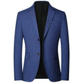 Blazer Masculino Executivo Slim em tom de azul marinho.