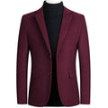 Alt text: Blazer masculino slim preto em tecido vanguard, elegante e moderno.