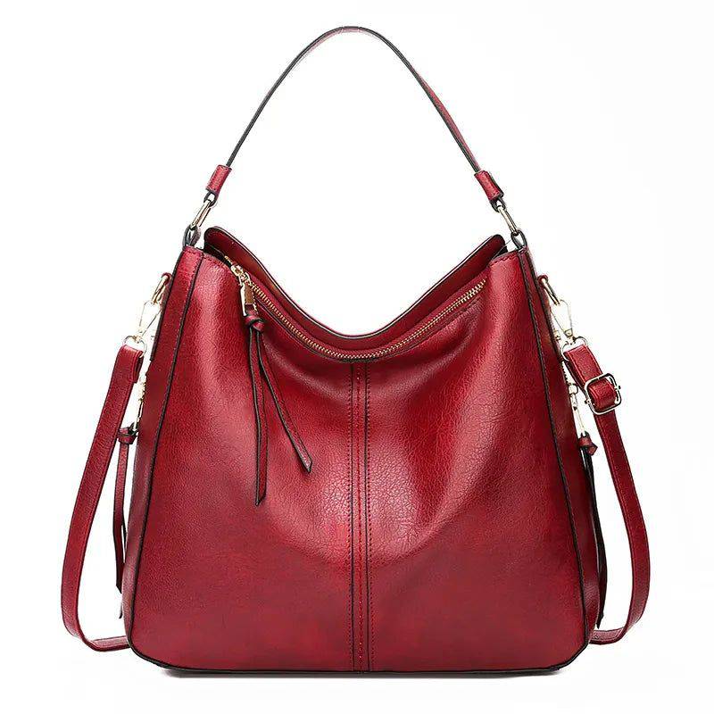 Bolsa De Couro Feminina Suzy Vermelho - Zellum