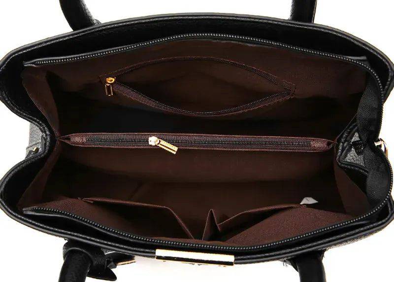 "Bolsa Tote de Couro Feminina Eliza, cor caramelo elegante."