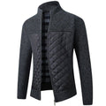Cardigan Masculino Para Inverno com Acabamento em Algodão Preto - Zellum