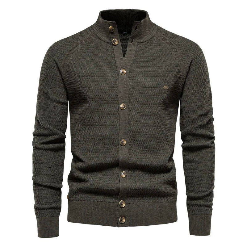 Cardigan Masculino de Algodão com Fechamento em Botões - Zellum