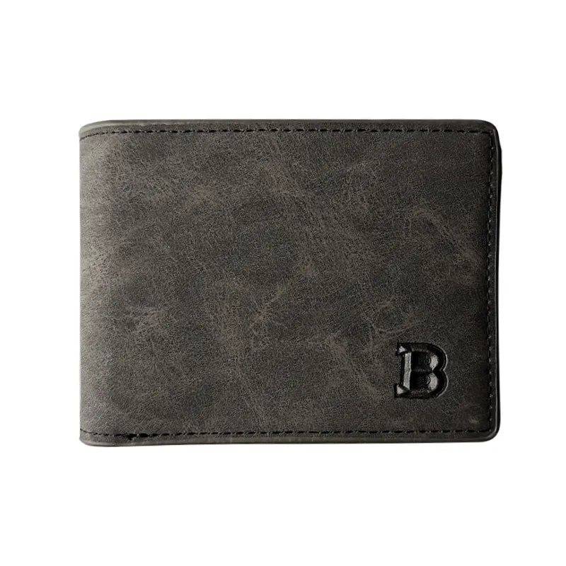 Carteira De Couro Masculina Minimalista Preta - Zellum