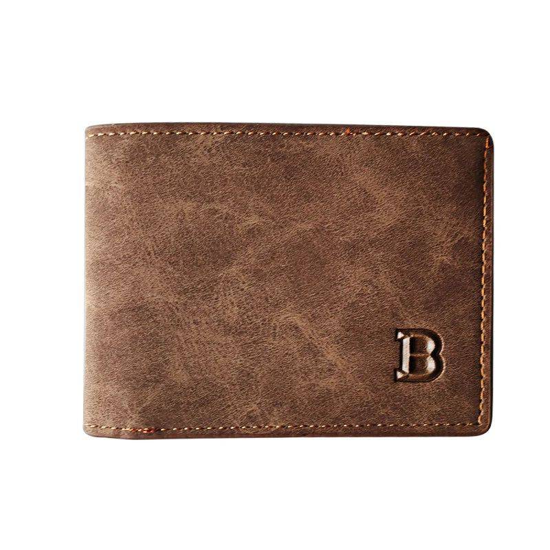 Carteira De Couro Masculina Minimalista Marrom - Zellum