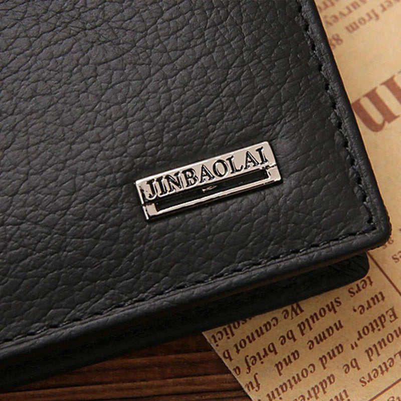 Carteira Masculina De Couro Slim Clássica - Zellum