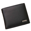 Carteira Masculina De Couro Slim Clássica Preto - Zellum