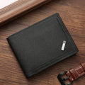 Carteira de Couro Masculina Vintage Preto - Zellum