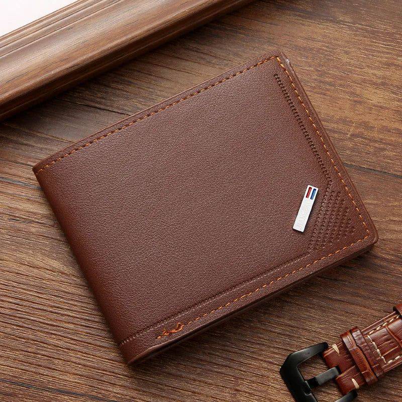 Carteira de Couro Masculina Vintage Marrom - Zellum