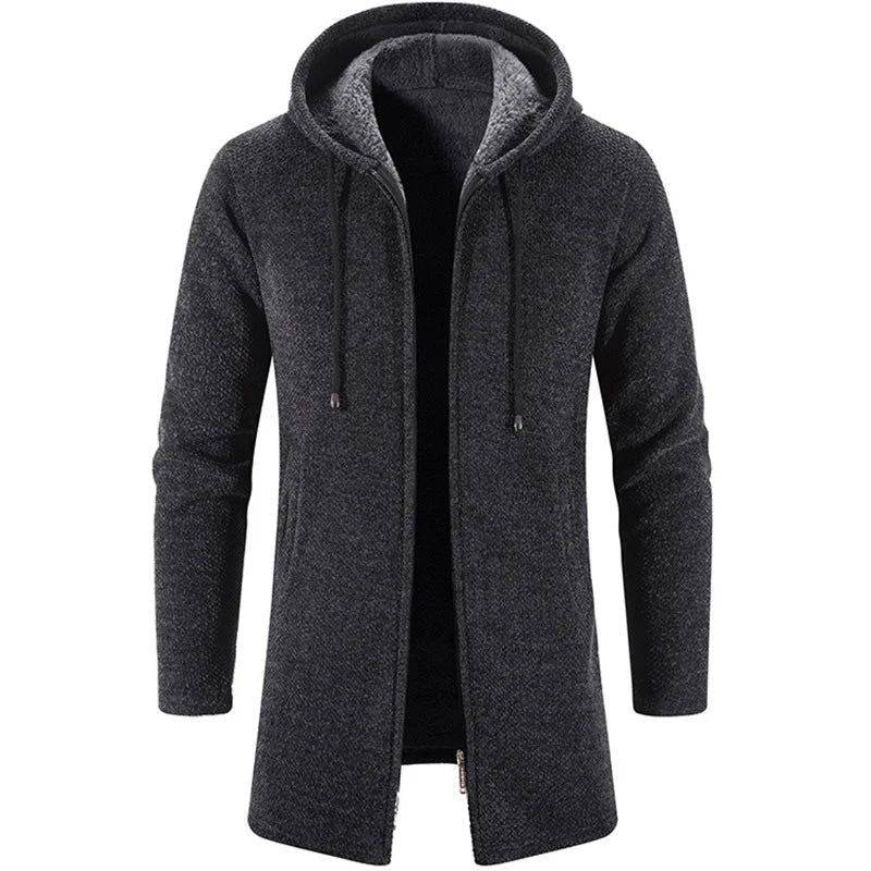 Casaco Masculino para Frio Com Capuz em Algodão - Zellum
