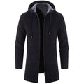 Casaco Masculino para Frio Com Capuz em Algodão Preto - Zellum