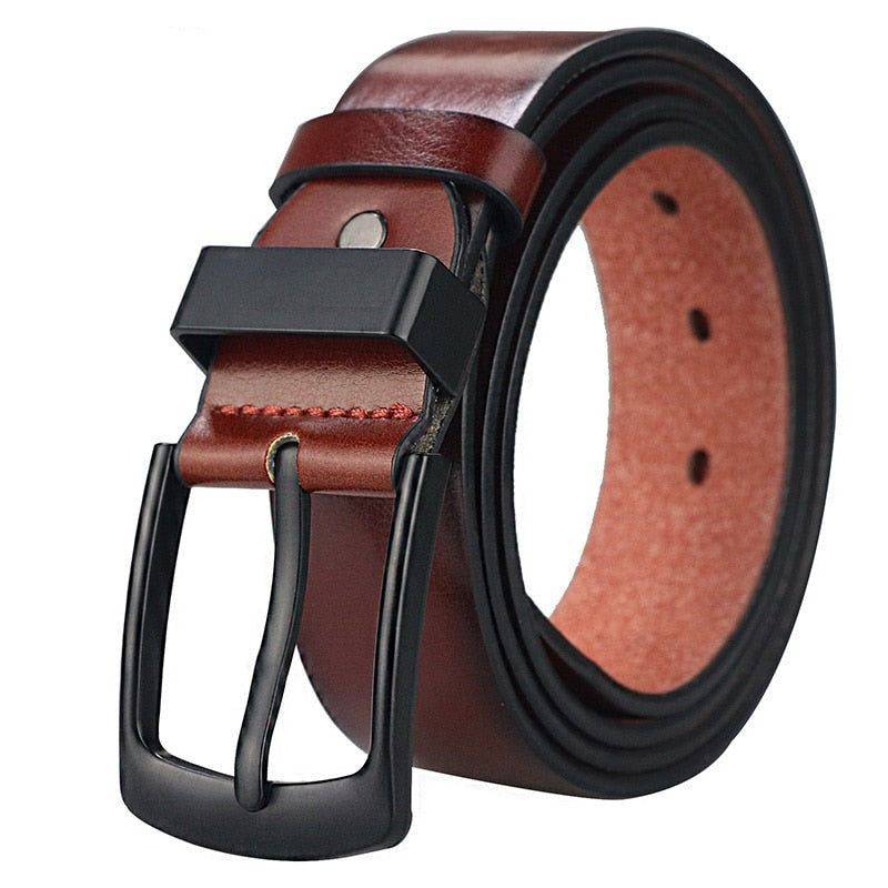Cinto Masculino De Couro Vintage - Zellum