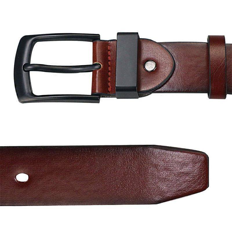 Cinto Masculino De Couro Vintage - Zellum