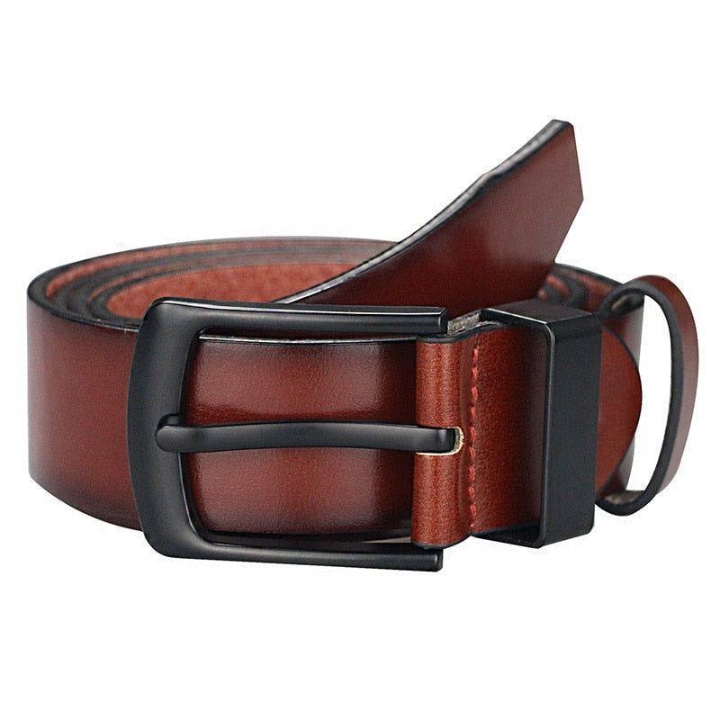 Cinto Masculino De Couro Vintage - Zellum