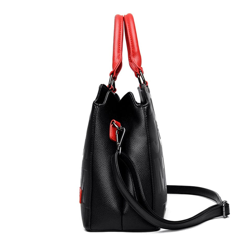 Alt text: Bolsa feminina de couro marrom da marca Fiori Class.