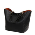 "Bolsa feminina de couro Tote Felix em marrom elegante."