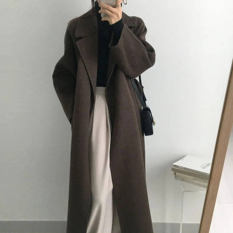 Sobretudo Feminino Longo Retrô - Zellum