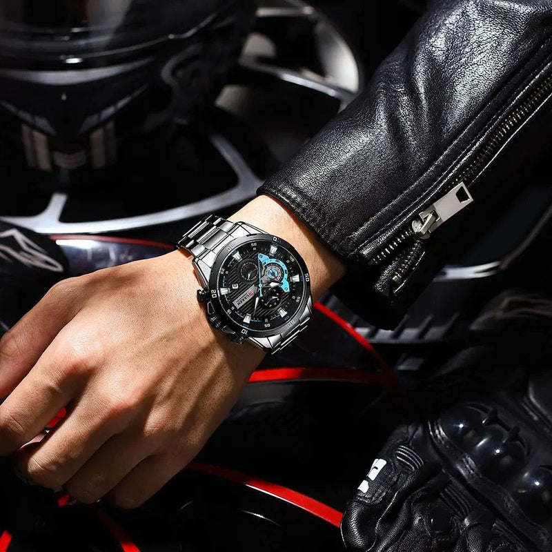 Relógio Masculino Elegante Curren Com Pulseira de Aço - Zellum