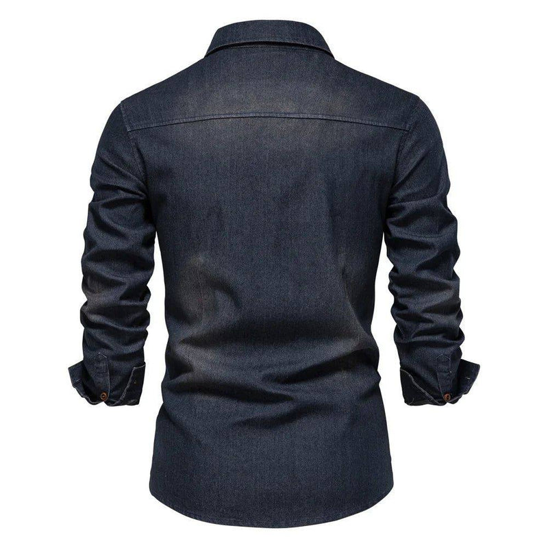 Jaqueta Jeans Masculina com Fechamento em Botões - Zellum