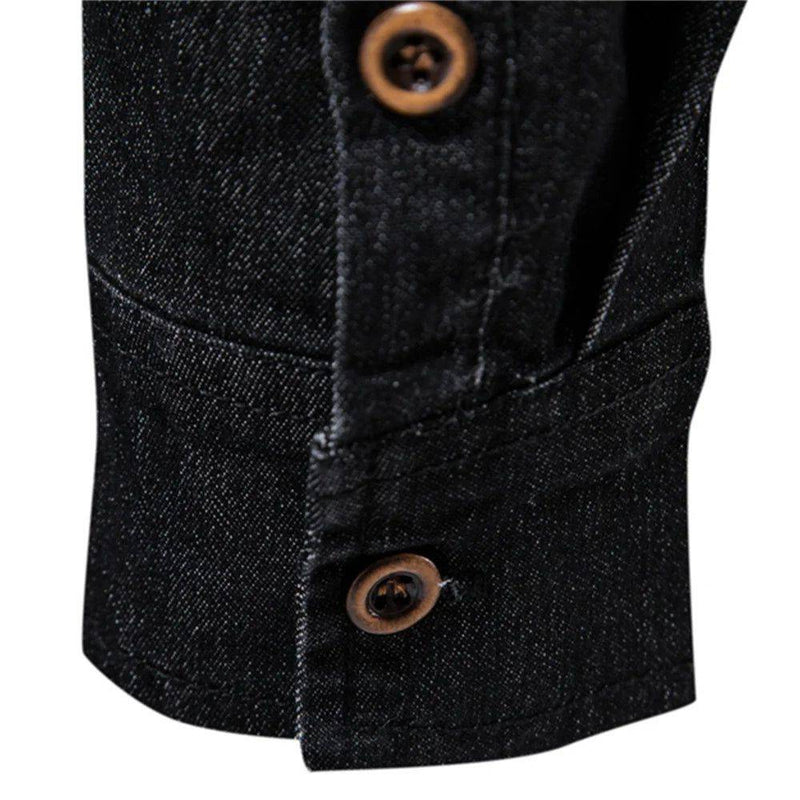 Jaqueta Jeans Masculina com Fechamento em Botões - Zellum