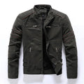 Jaqueta Masculina Para Frio e Inverno com Interior Forrado Verde - Zellum