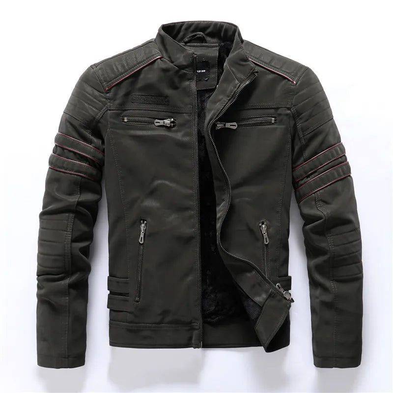 Jaqueta Masculina Para Frio e Inverno com Interior Forrado Verde - Zellum