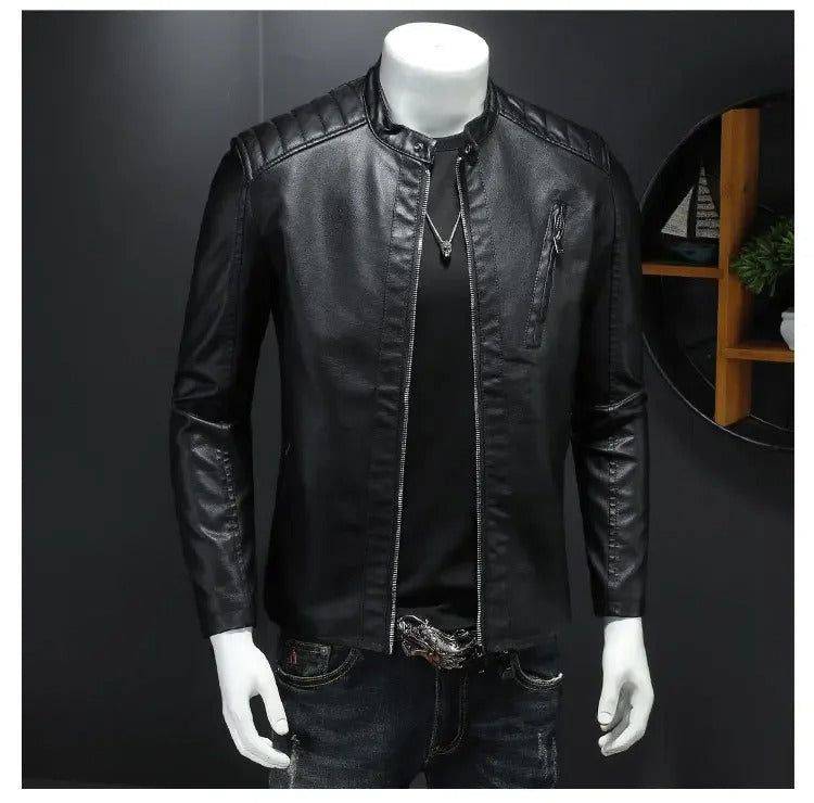 Jaqueta Masculina de Couro Legítimo Kappa - Zellum