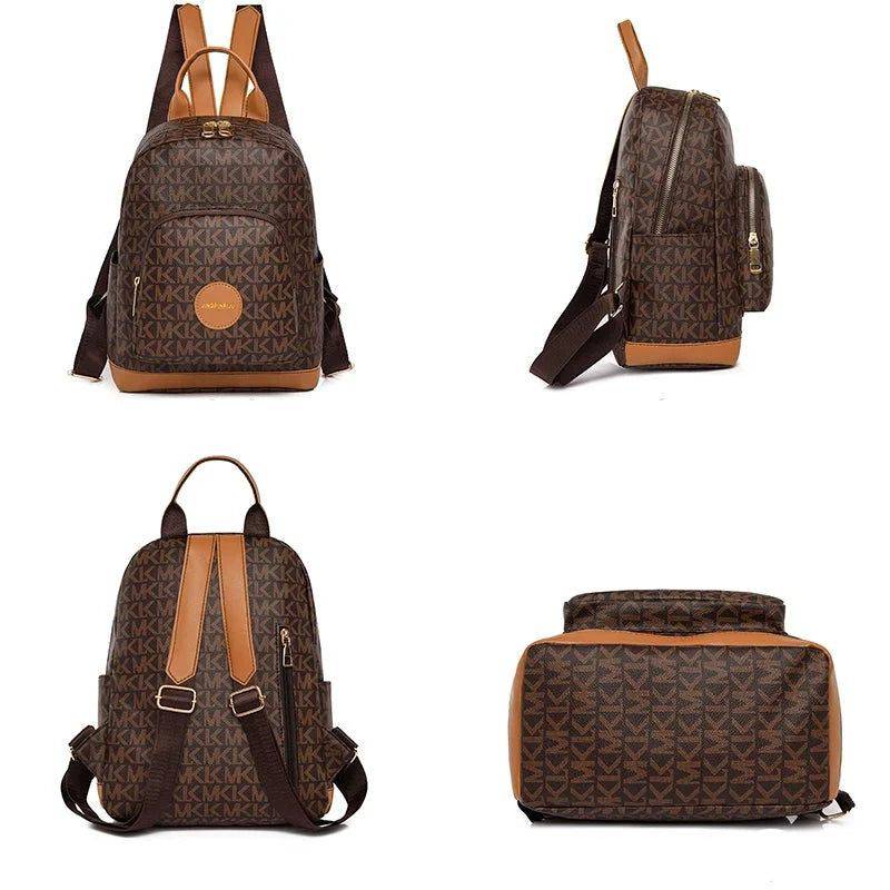 Mochila de Couro Feminina Famous - Zellum