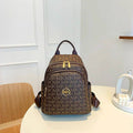 Mochila de Couro Feminina Pulse Café - Zellum
