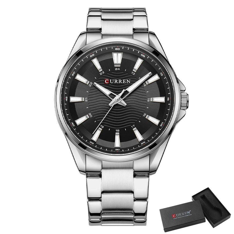Relógio Curren Executivo Masculino Prata - Zellum