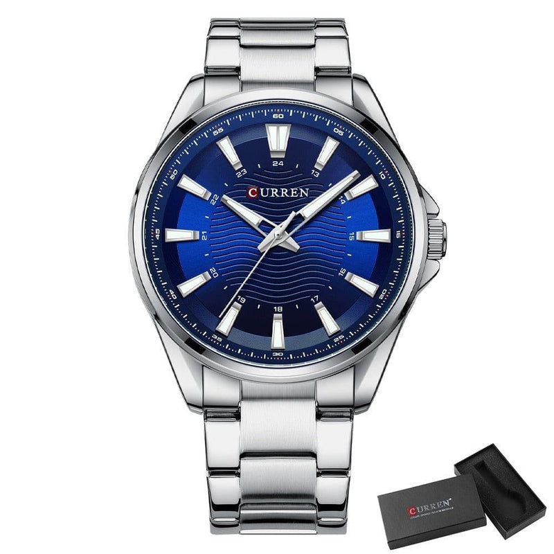 Relógio Curren Executivo Masculino Azul - Zellum