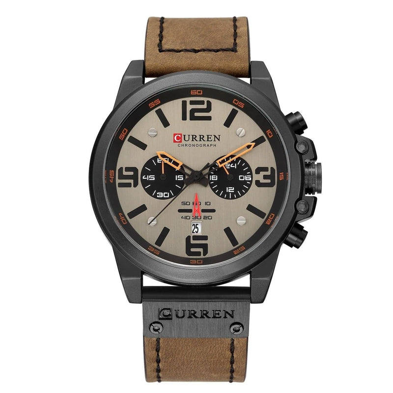 Relógio Curren Masculino Militar de Quartz - Zellum