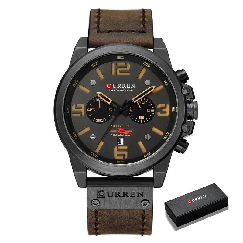 Relógio Curren Masculino Militar de Quartz - Zellum
