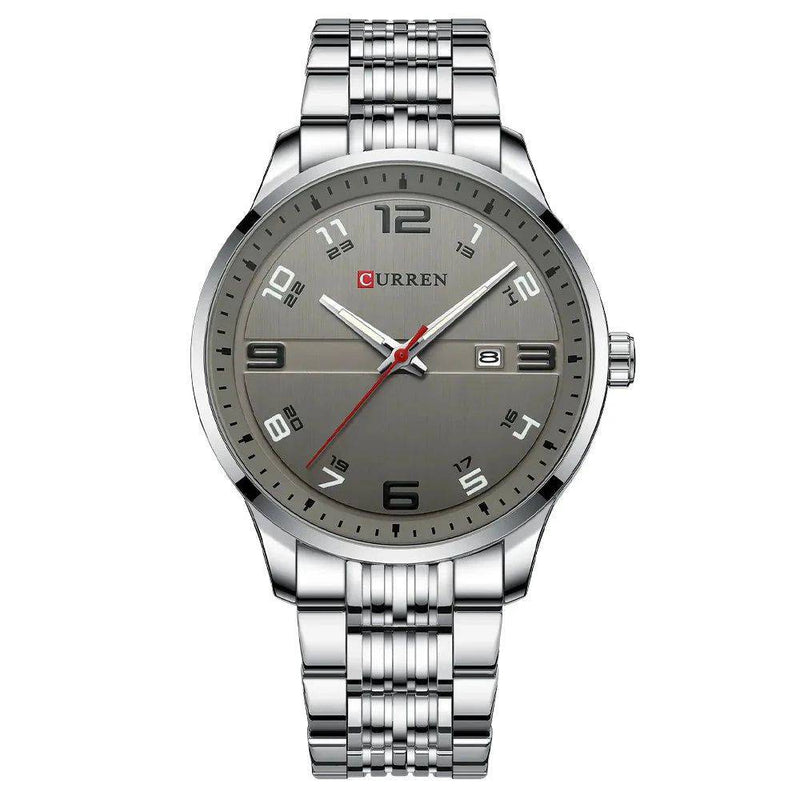 Relógio Curren Masculino de Luxo Feito em Aço Inox - Zellum