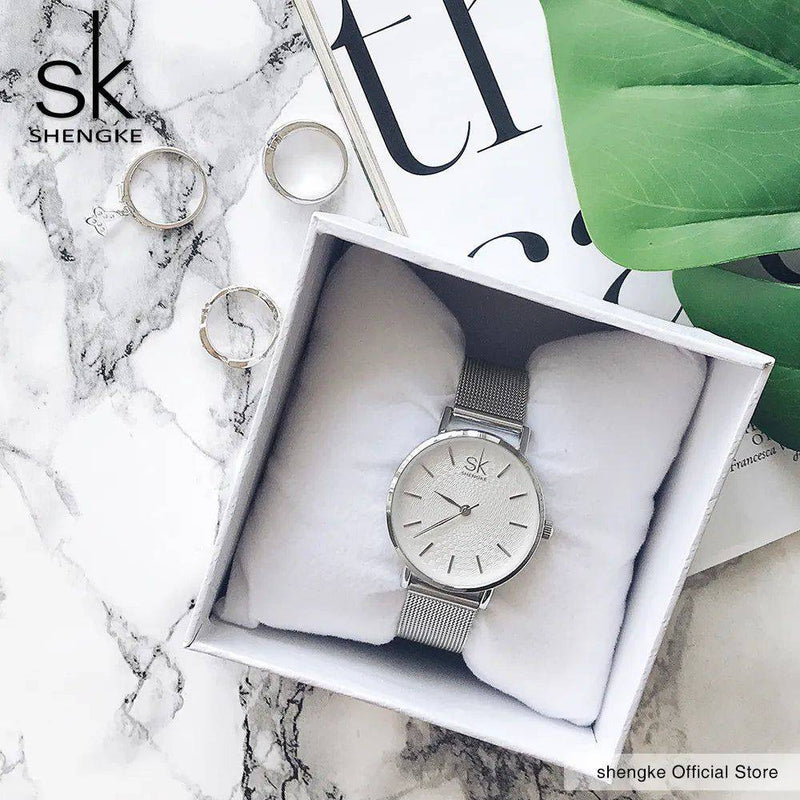Relógio Feminino Pequeno Premium Sk Slim - Zellum