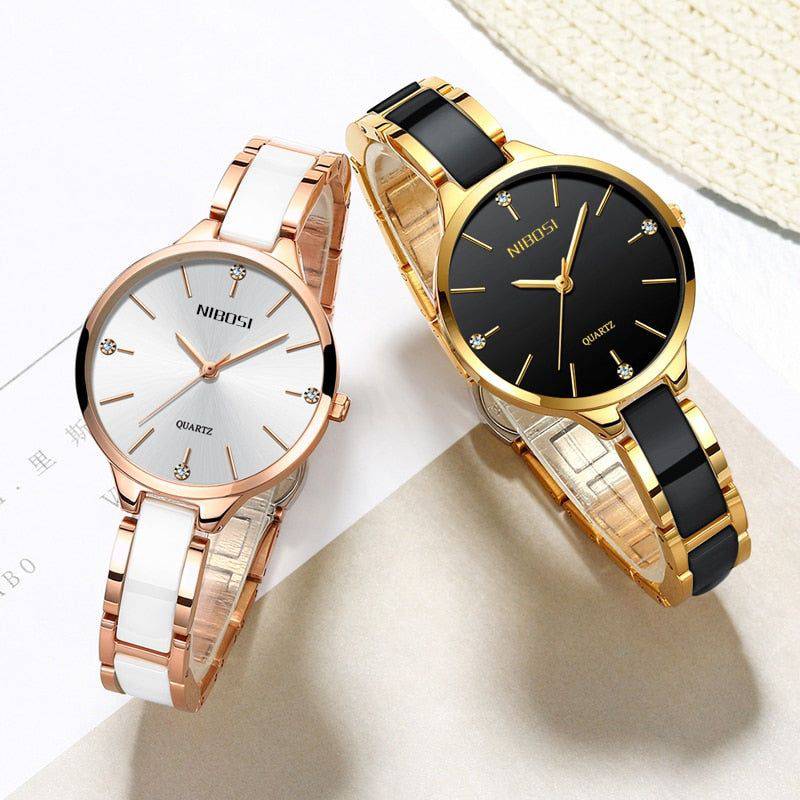 Relógio Feminino Premium em Aço Hipoalergênico Nibosi - Zellum