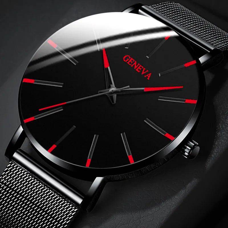 Relógio Geneva Masculino com Pulseira de Aço - Zellum