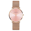 Relógio Hannah Martin Feminino Minimalista com Pulseira de Aço Hipoalergênico Rose Aço Hipoalergênico - Zellum