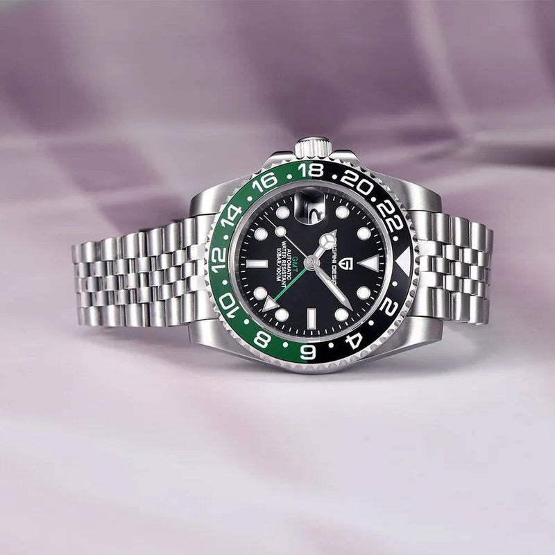 Relógio Pagani Masculino Premium com Vidro de Safira e Pulseira de Aço - Zellum