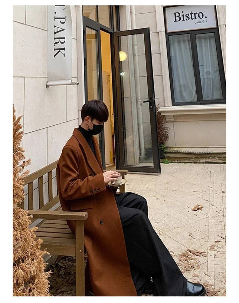 Sobretudo Masculino Longo Social Eik - Zellum