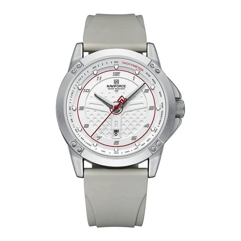 Relógio Masculino Naviforce Casual Prata - Zellum