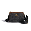 Sholder Bag Feminina de Couro Preto - Zellum