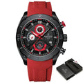 Relógio Masculino Esportivo Naviforce Vermelho - Zellum