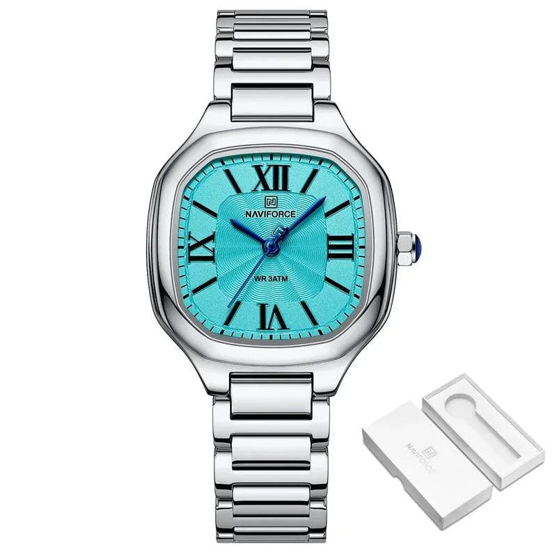 Relógio Feminino Naviforce Lux Sapphire Azul - Zellum