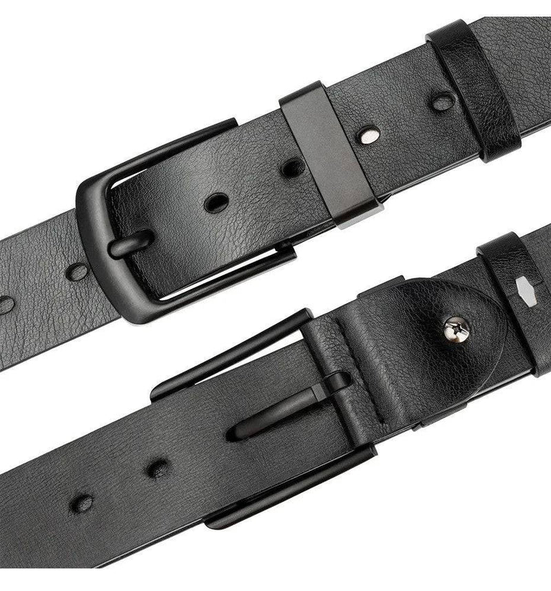Cinto Masculino De Couro Vintage - Zellum